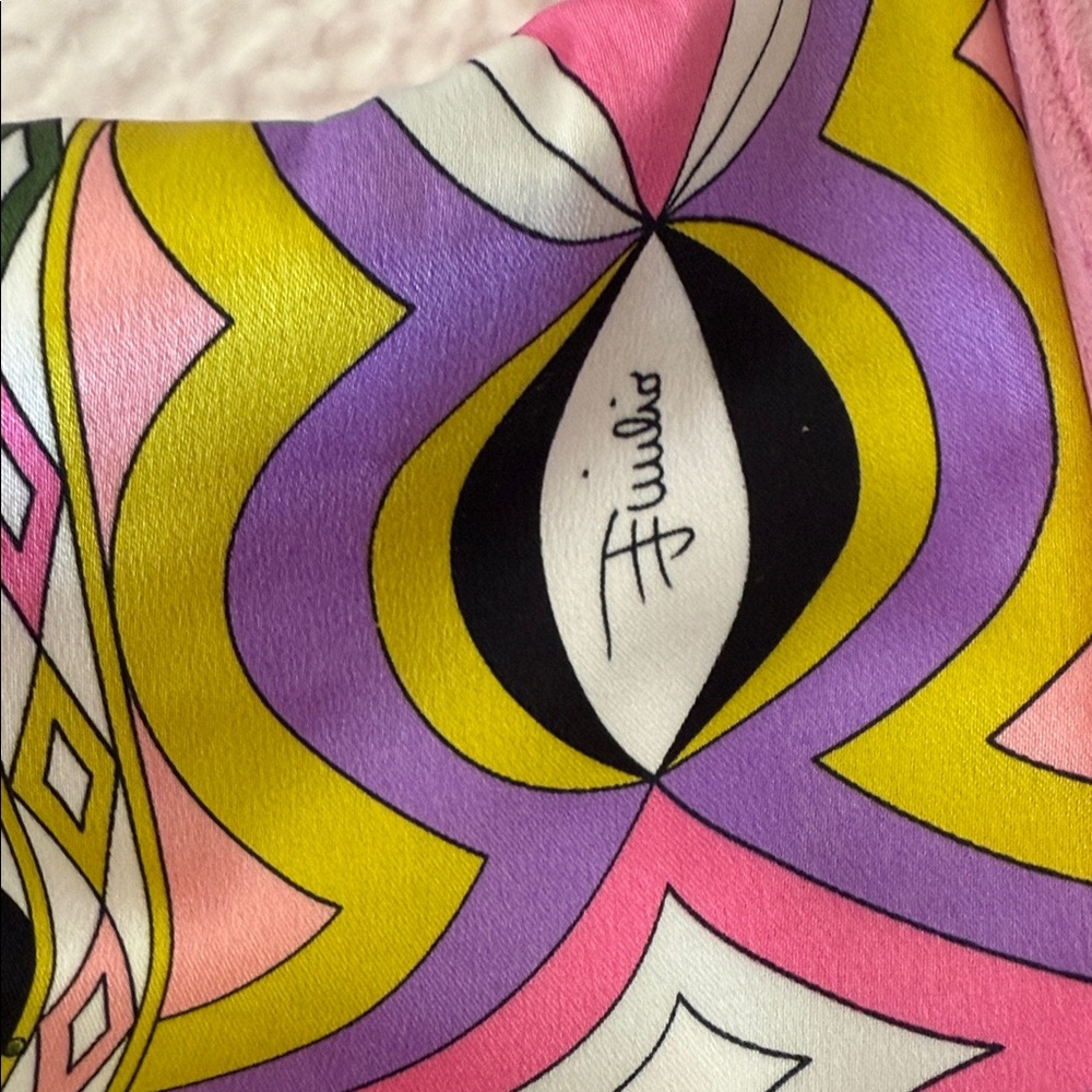 Emilio Pucci Pink and Multicolor Shoulder Bag - Picture 4 of 16